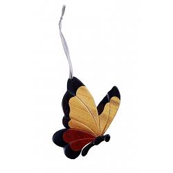 Double Side Wood Intarsia Ornament - Butterfly II